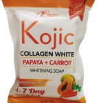 Kojic collagen white papaya carrot soap