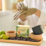 Fairy Coffee Green tea Coconut Oil Scrub Gluta Soap - Image 4
